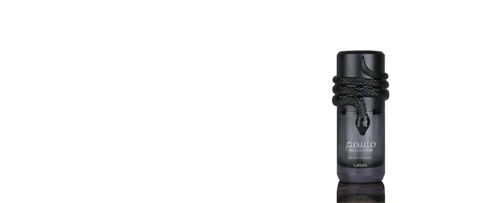 MUSAMAM BLACK INTENSE frasco